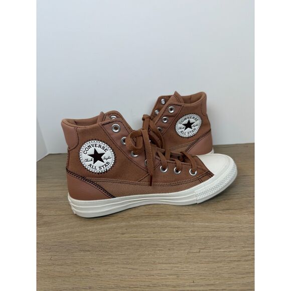 Converse Women's Size 7 Brown Chuck Taylor All Star Patchwork Sneakers Shoes - Picture 9 of 13